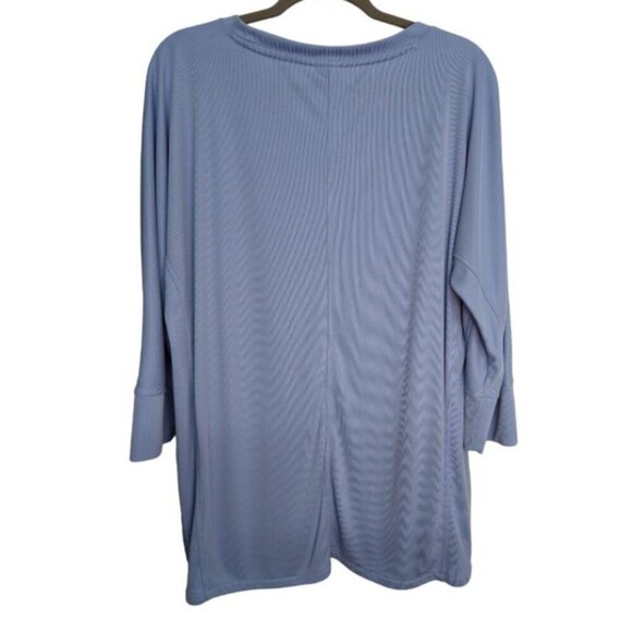 Chicos Travelers Tunic Womens 3/XL Modal Blend Relaxed 3/4 Sleeves - Picture 2 of 7